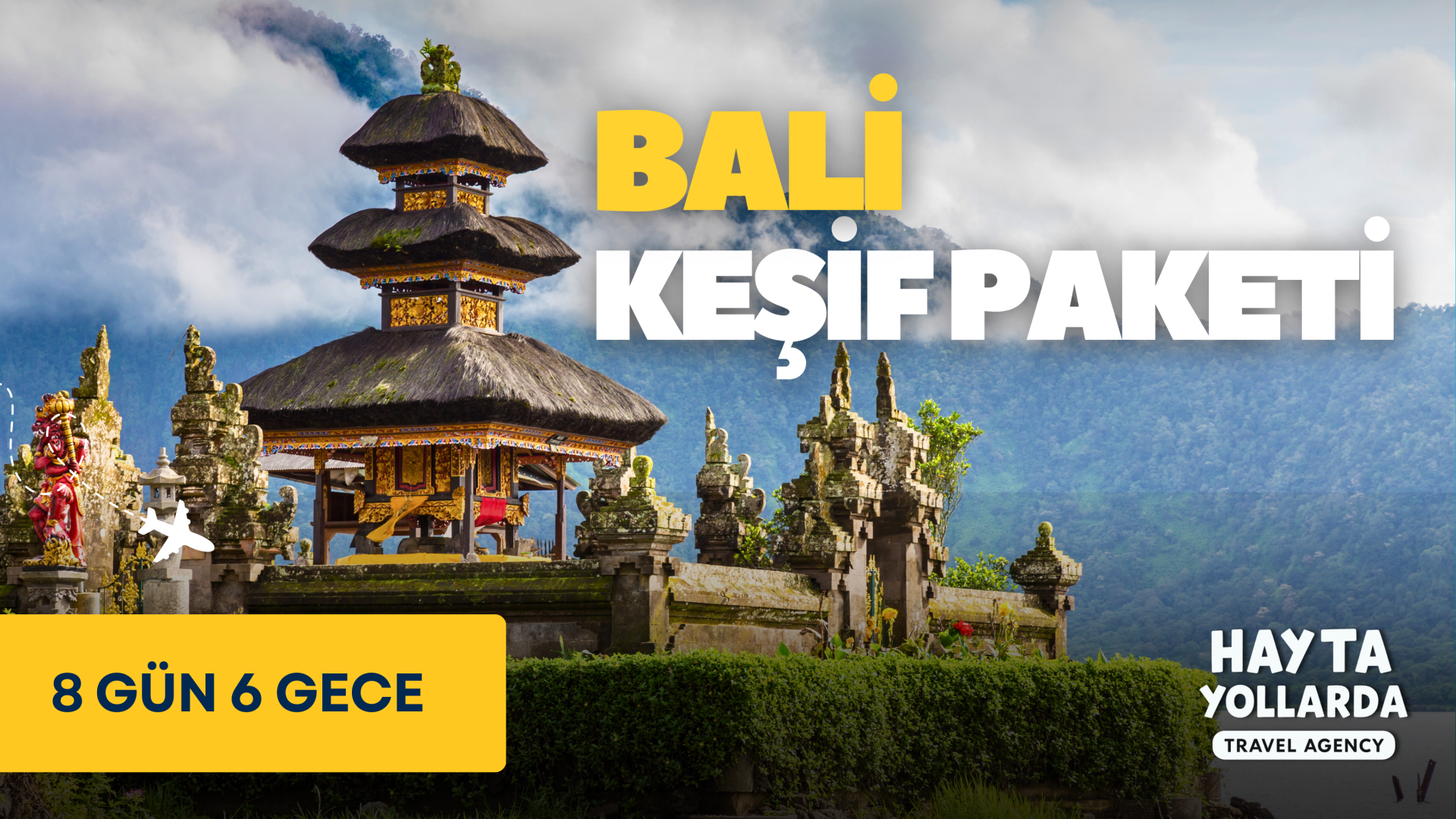Uçaklı Bali Keşif Tatil Paketi (8 Gün 6 Gece)