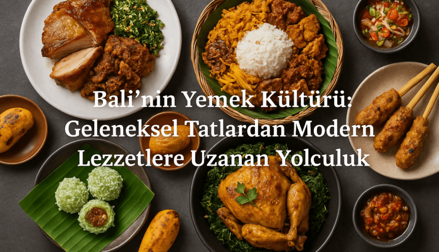 Bali’nin Yemek Kültürü: Geleneksel Tatlardan Modern Lezzetlere Uzanan Yolculuk